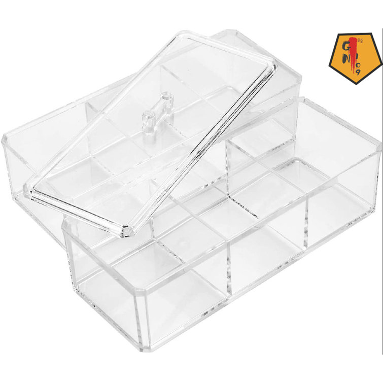 Rebrilliant Leelou Acrylic Bathroom Storage Container Wayfair Canada